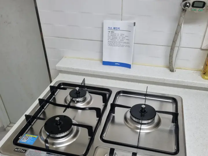 가스쿡탑점화불량 현장 사진 - 가스쿡탑4구3구교체 관련 서비스