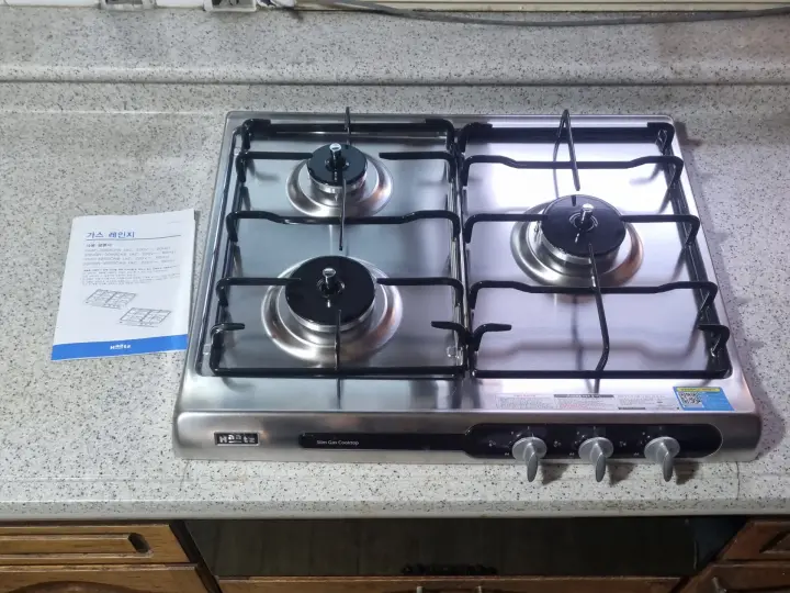 가스쿡탑교체 송파 현장 사진 - 가스쿡탑4구3구교체 관련 안내